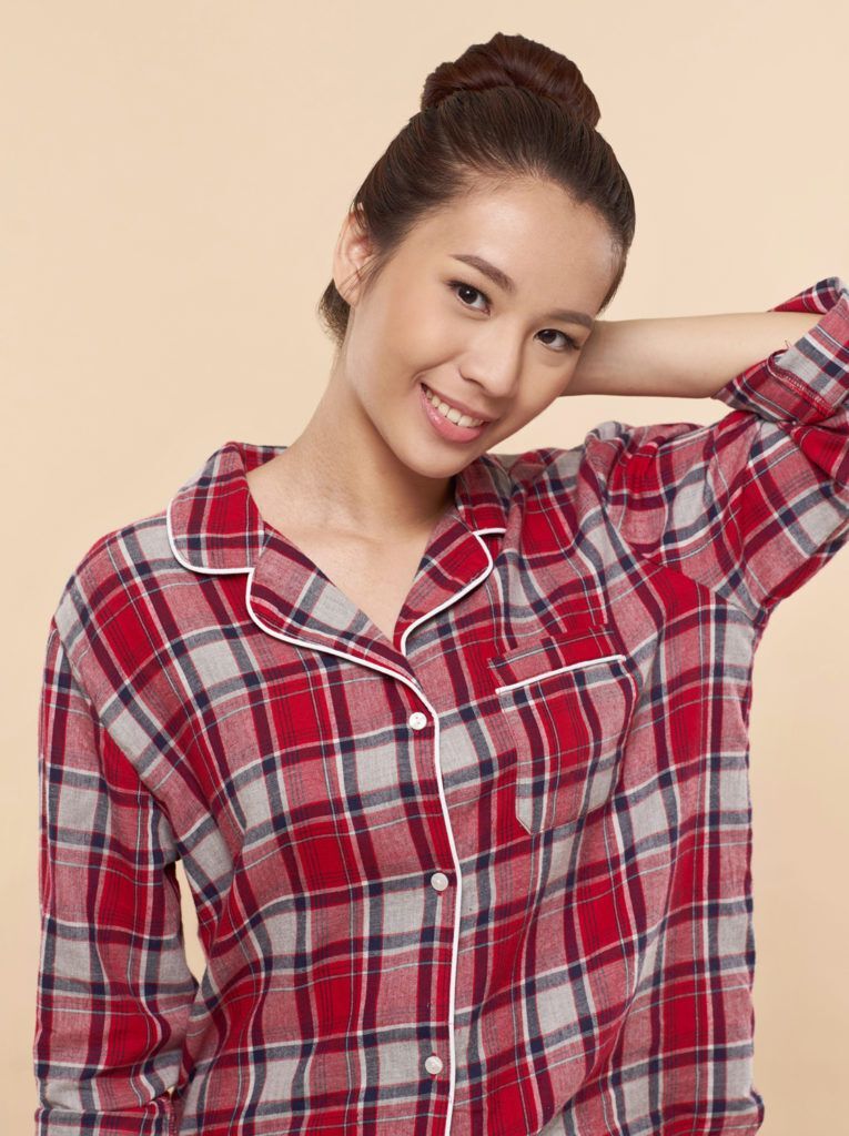 ทรงผมที่เสร็จเรียบร้อย