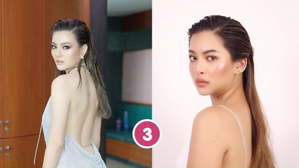 ผู้หญิงเอเชีย ผมยาว สาธิตวิธีทำ ทรงผมเว็ทลุค