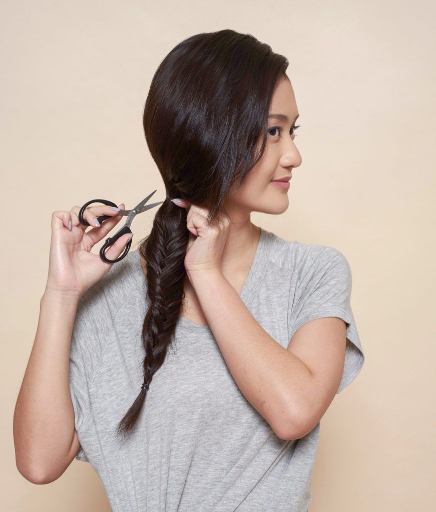 วิธีถักเปียก้างปลา