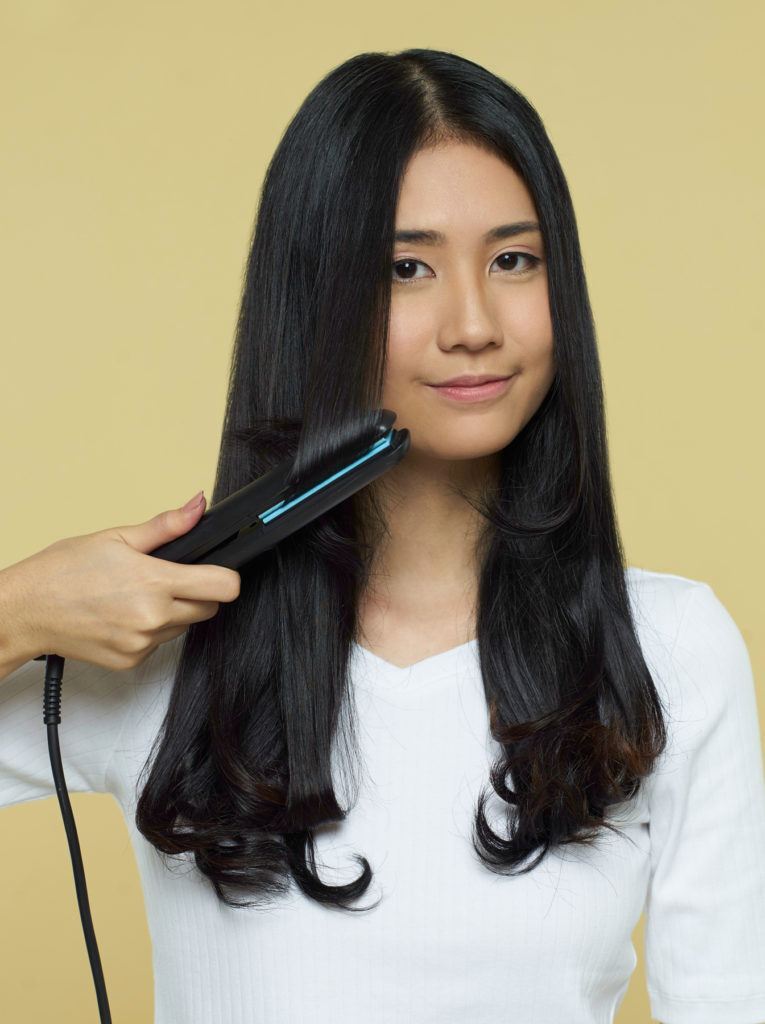 ผมลอน C Curl ผมงุ้มปลาย ผมยาว