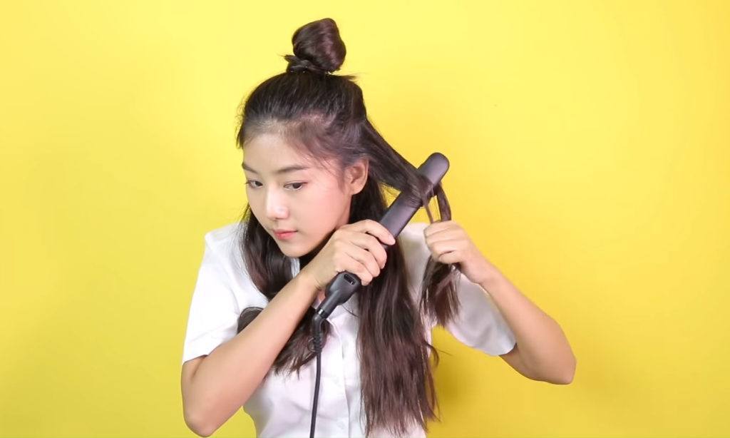 ผู้หญฺิงผมยาว นักเรียน นักศึกษา ทรงผมไปเรียน เรียนมหาลัย