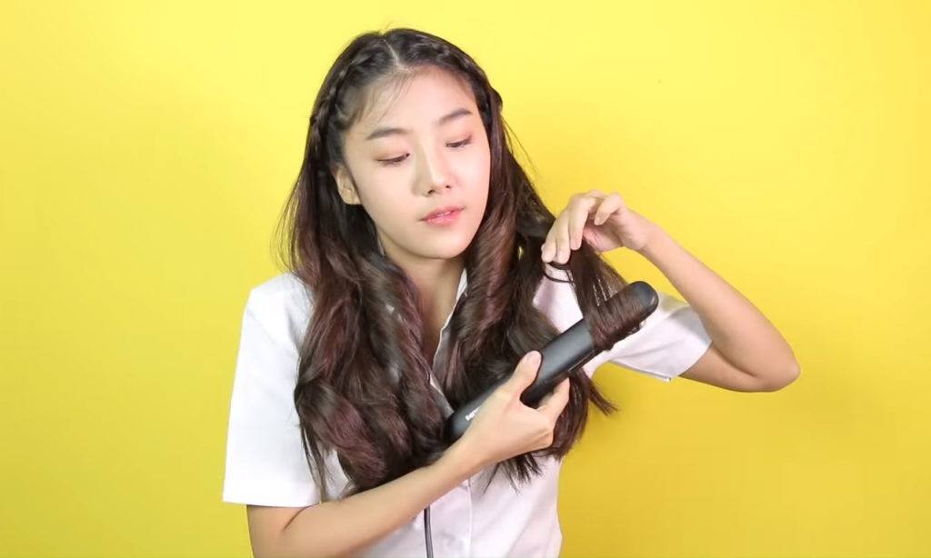 ผู้หญฺิงผมยาว นักเรียน นักศึกษา ทรงผมไปเรียน เรียนมหาลัย