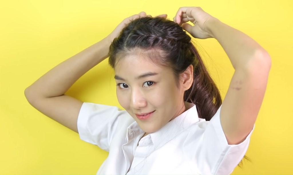 ผู้หญฺิงผมยาว นักเรียน นักศึกษา ทรงผมไปเรียน เรียนมหาลัย