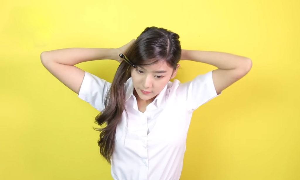 ผู้หญฺิงผมยาว นักเรียน นักศึกษา ทรงผมไปเรียน เรียนมหาลัย