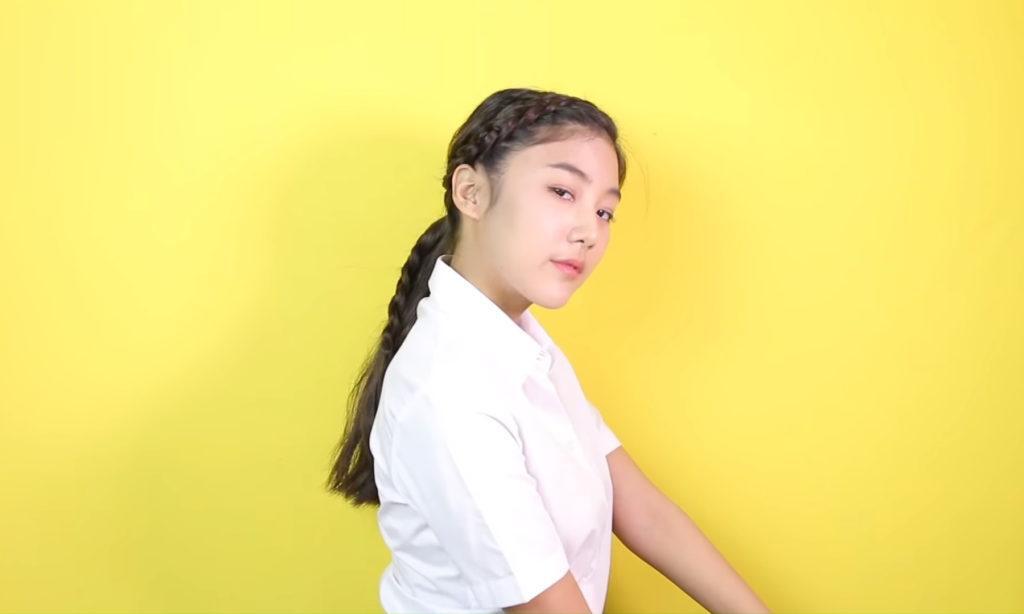 ผู้หญฺิงผมยาว นักเรียน นักศึกษา ทรงผมไปเรียน เรียนมหาลัย