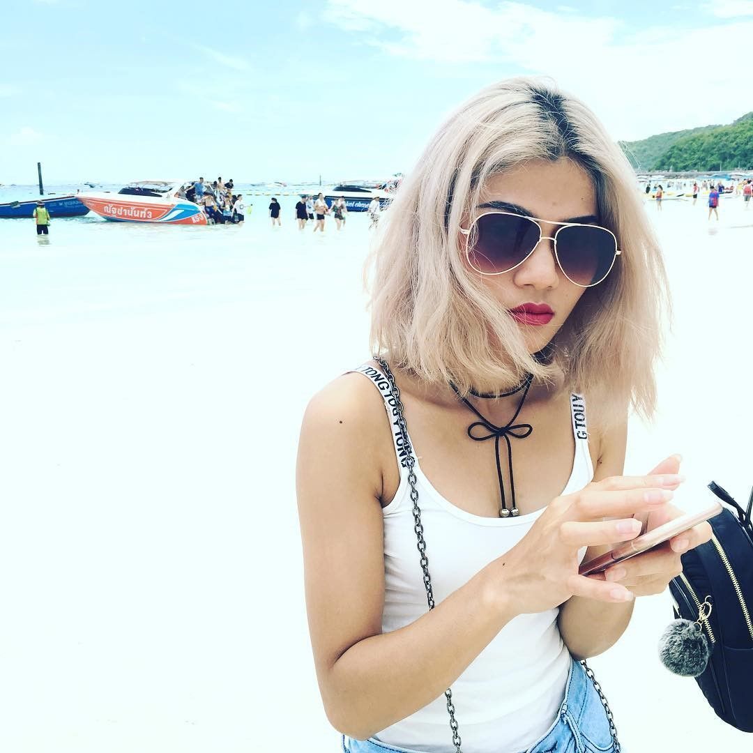 สีผมคนผิวคล้ำ (Credit: อลงกรณ์ อนิลหงษ์)