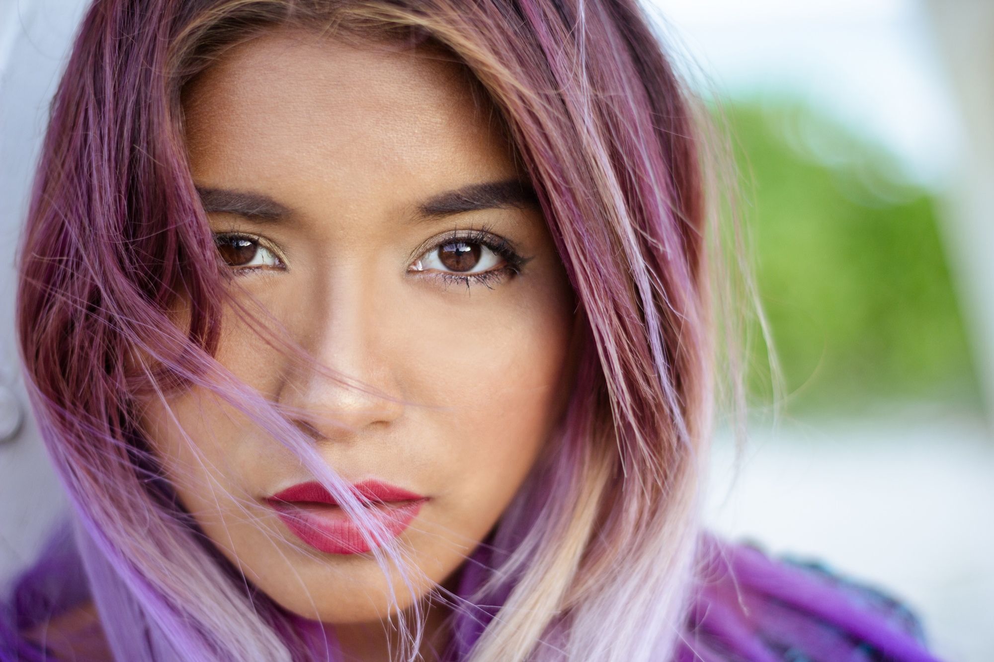 ผมสีม่วง (Credit: Shutterstock)