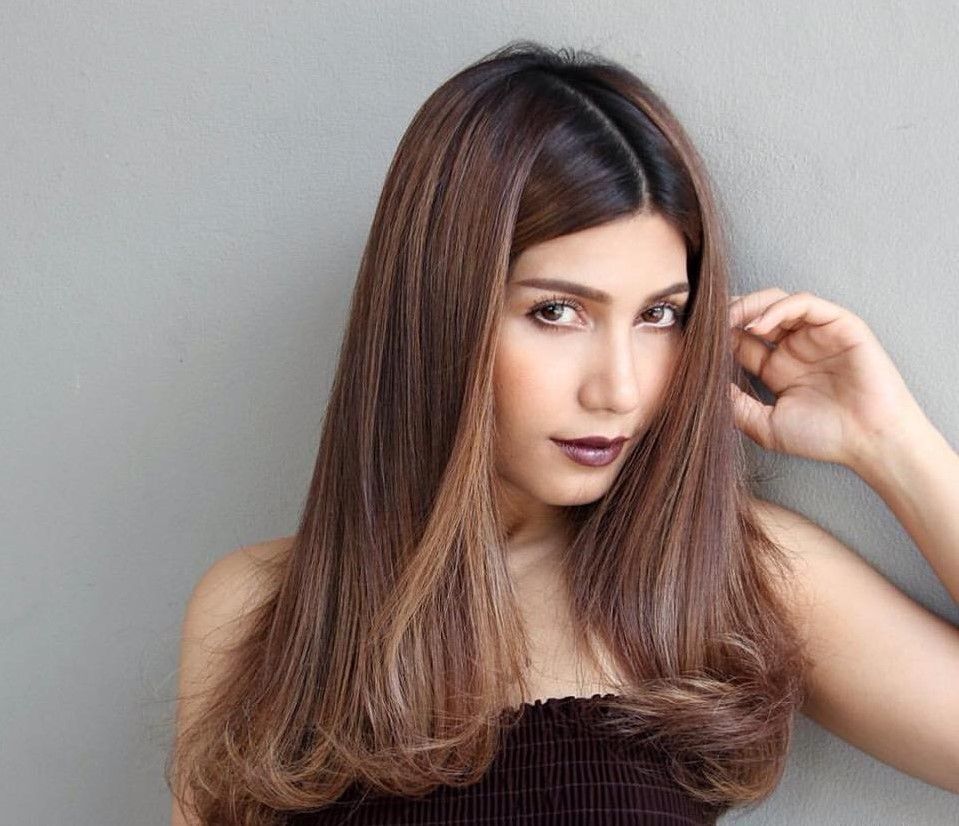 สีผมคนผิวคล้ำ (Credit: อลงกรณ์ อนิลหงษ์)