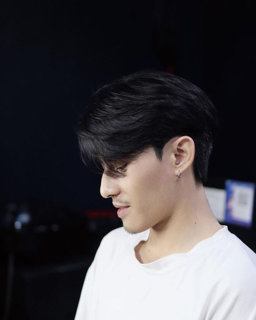 Two Block with Long Bangs