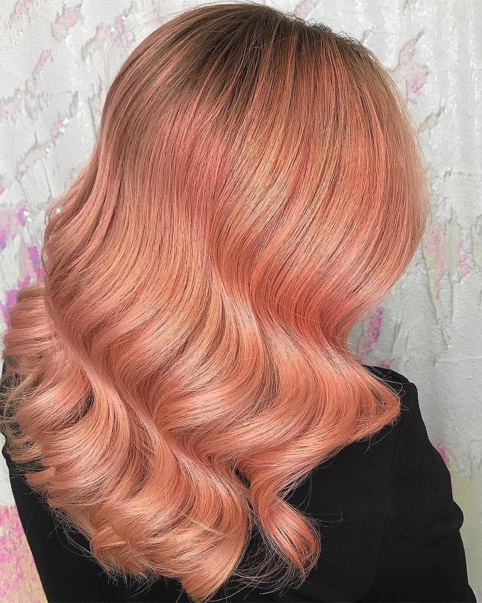 รวมเทรนด์ผมสีพีช สีผมโทนส้มอมชมพูที่สวยแสบซนมาแต่ไกล