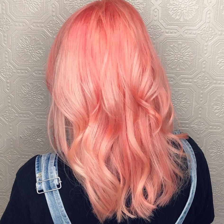 รวมเทรนด์ผมสีพีช สีผมโทนส้มอมชมพูที่สวยแสบซนมาแต่ไกล