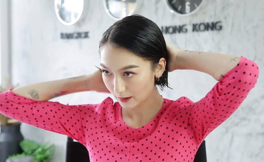 เซ็ตผมสั้นออกงาน