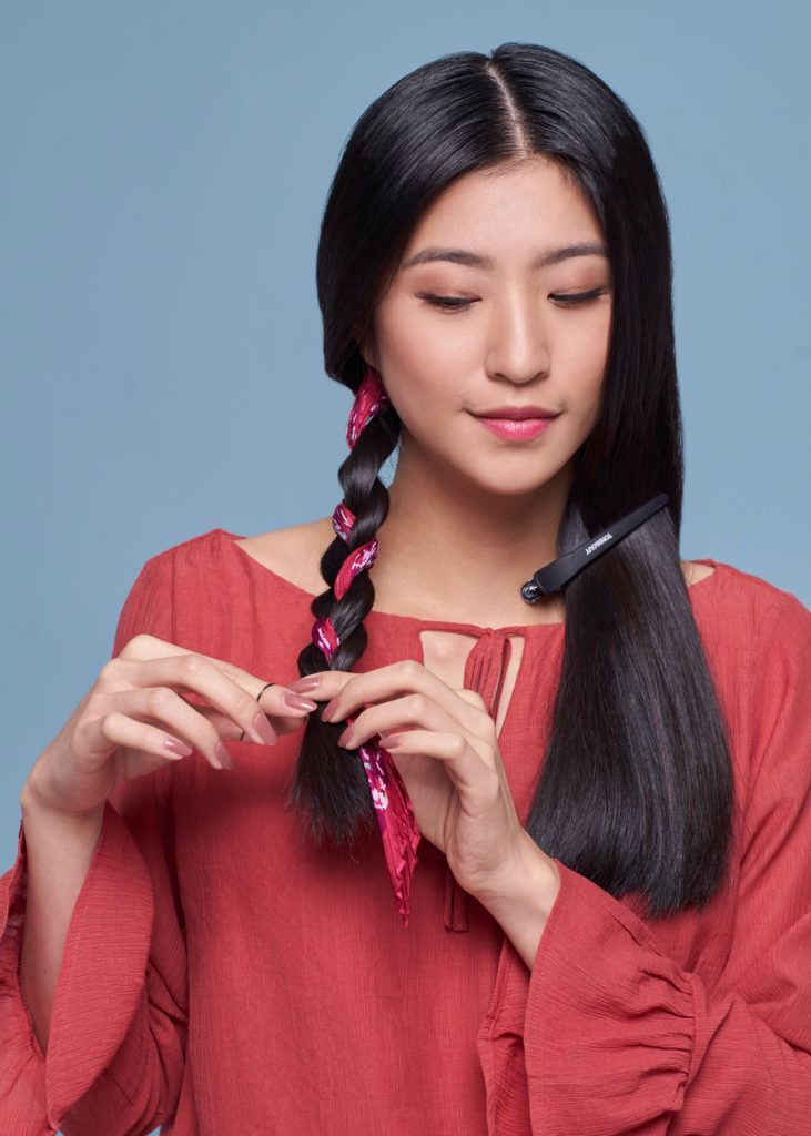 Scarf Milkmaid Braid