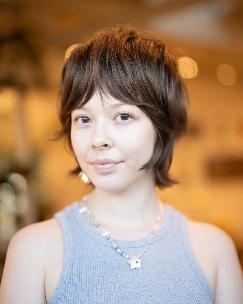 ทรงผมสั้นวูล์ฟคัทสำหรับคนผมหนา