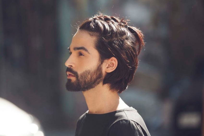 Man Braid Top Knot (Credit: Dvora)