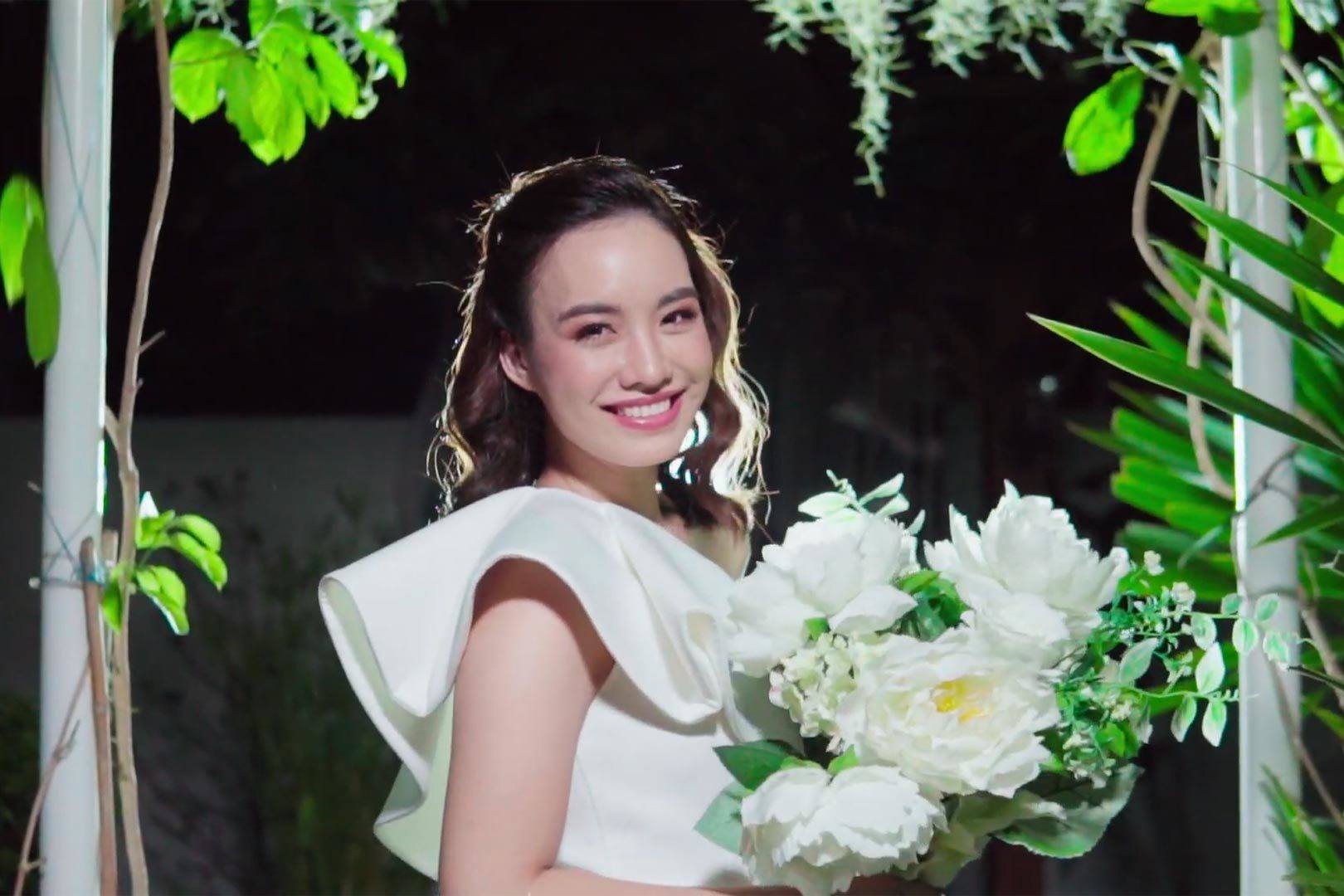 ทรงผมเจ้าสาว ผมประบ่า