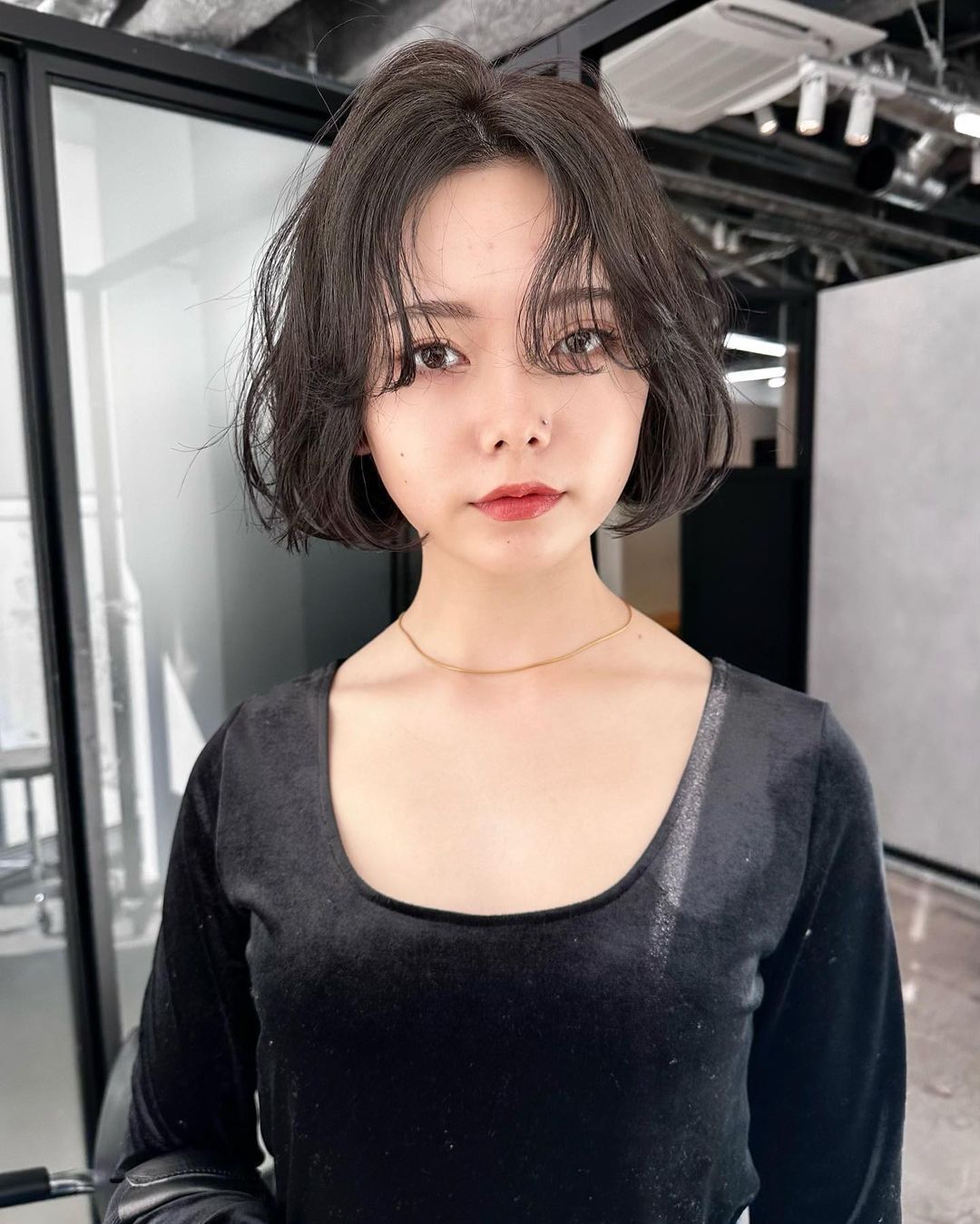 บ๊อบปลายงุ้มไดร์ผมตั้งกระบัง