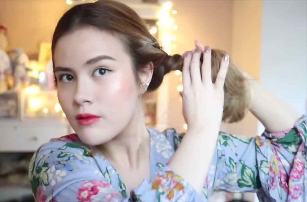 มัดผมหางม้าสำหรับสาวผมบาง