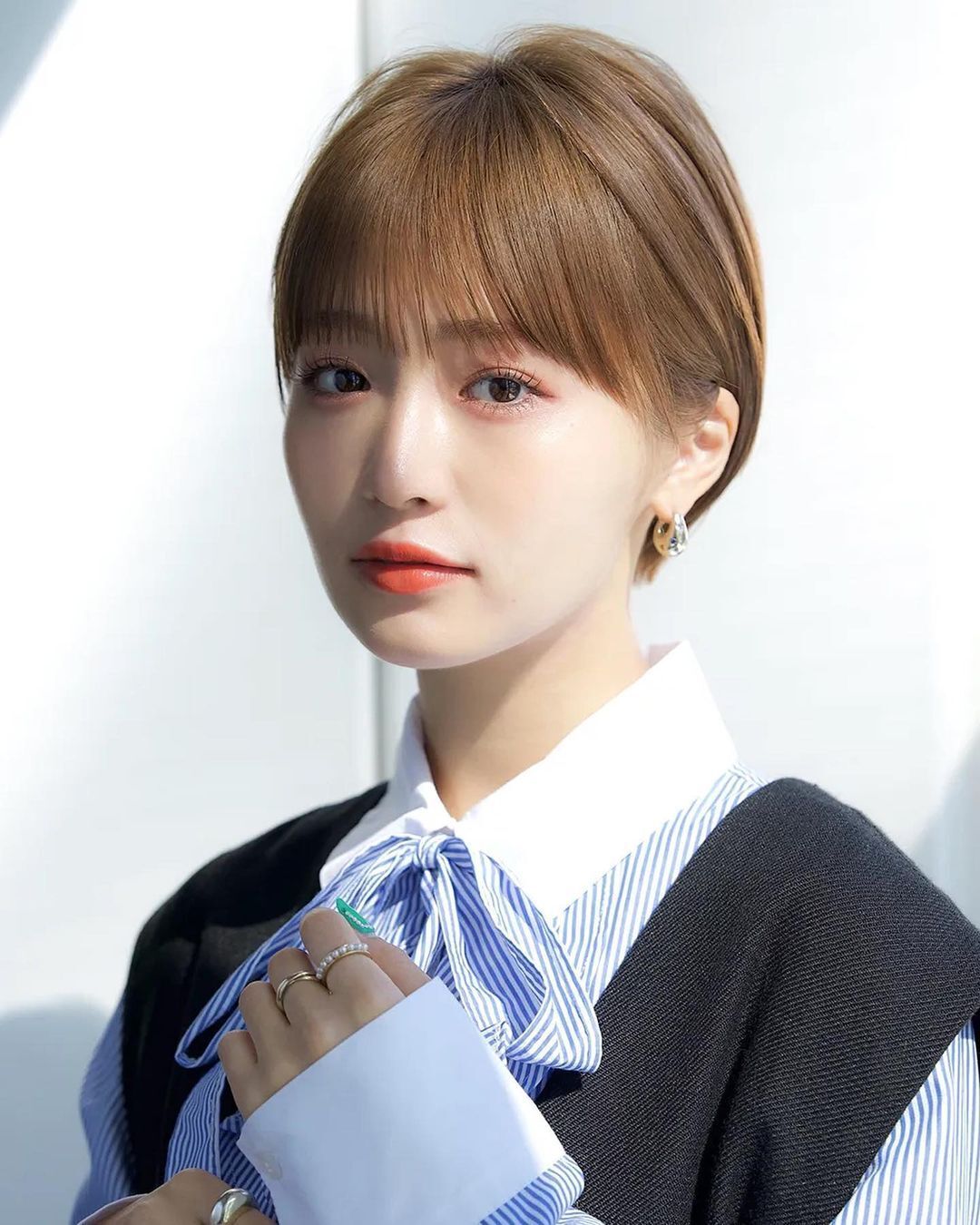 พิกซี่คัทหน้าม้ายาวบาง