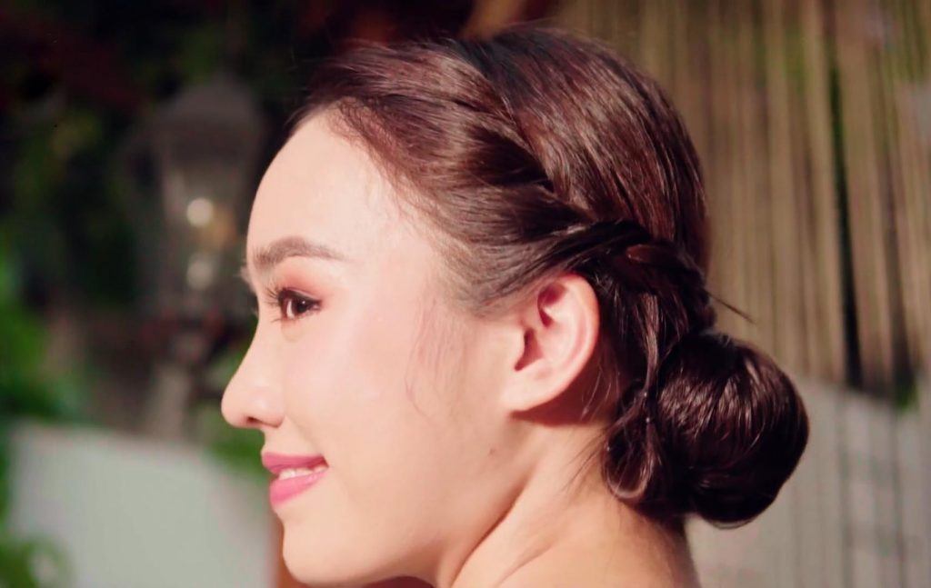 ทรงผมเจ้าสาว ผมประบ่า