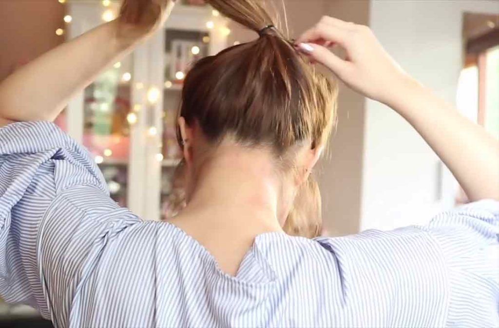 มัดผมหางม้าสำหรับสาวผมบาง