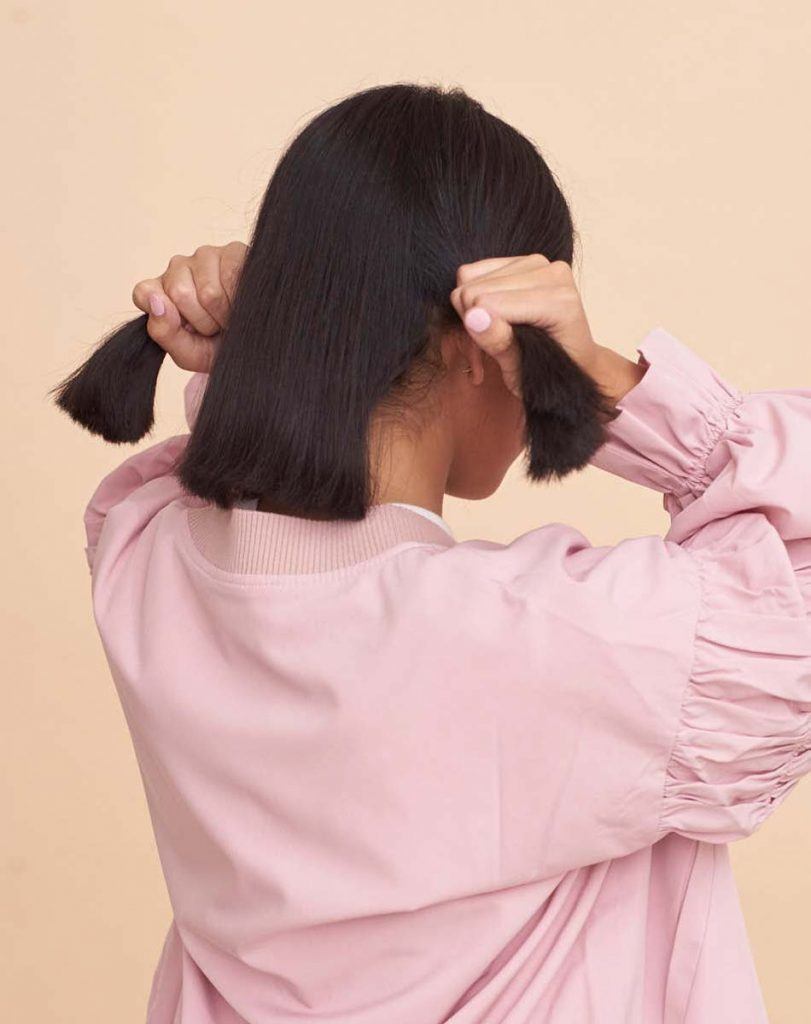 เกล้าผมเปีย เกล้าผมสั้น