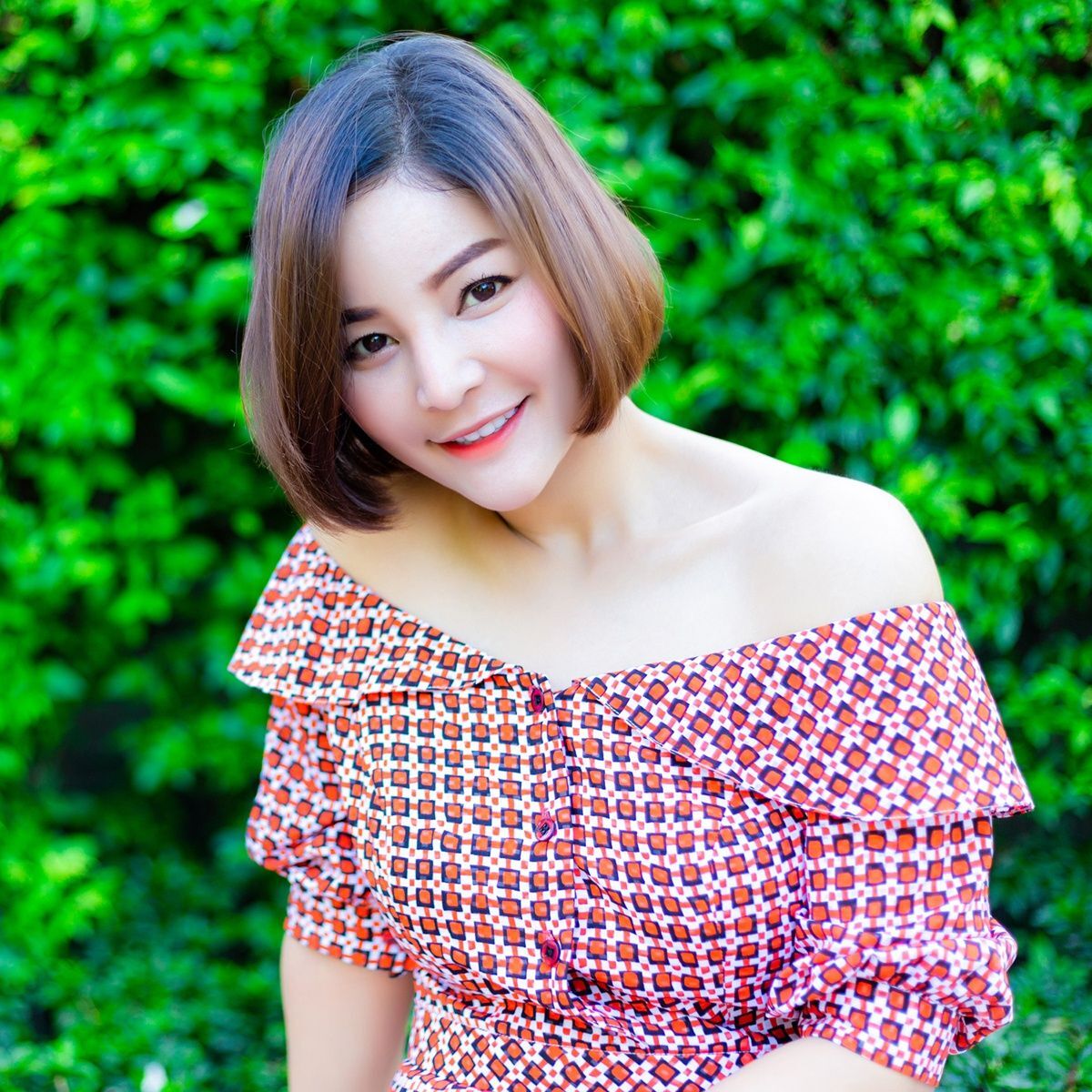 ทรงผมสั้น บ๊อบตรงงุ้มปลาย (Credit: Rex by Shutterstock)