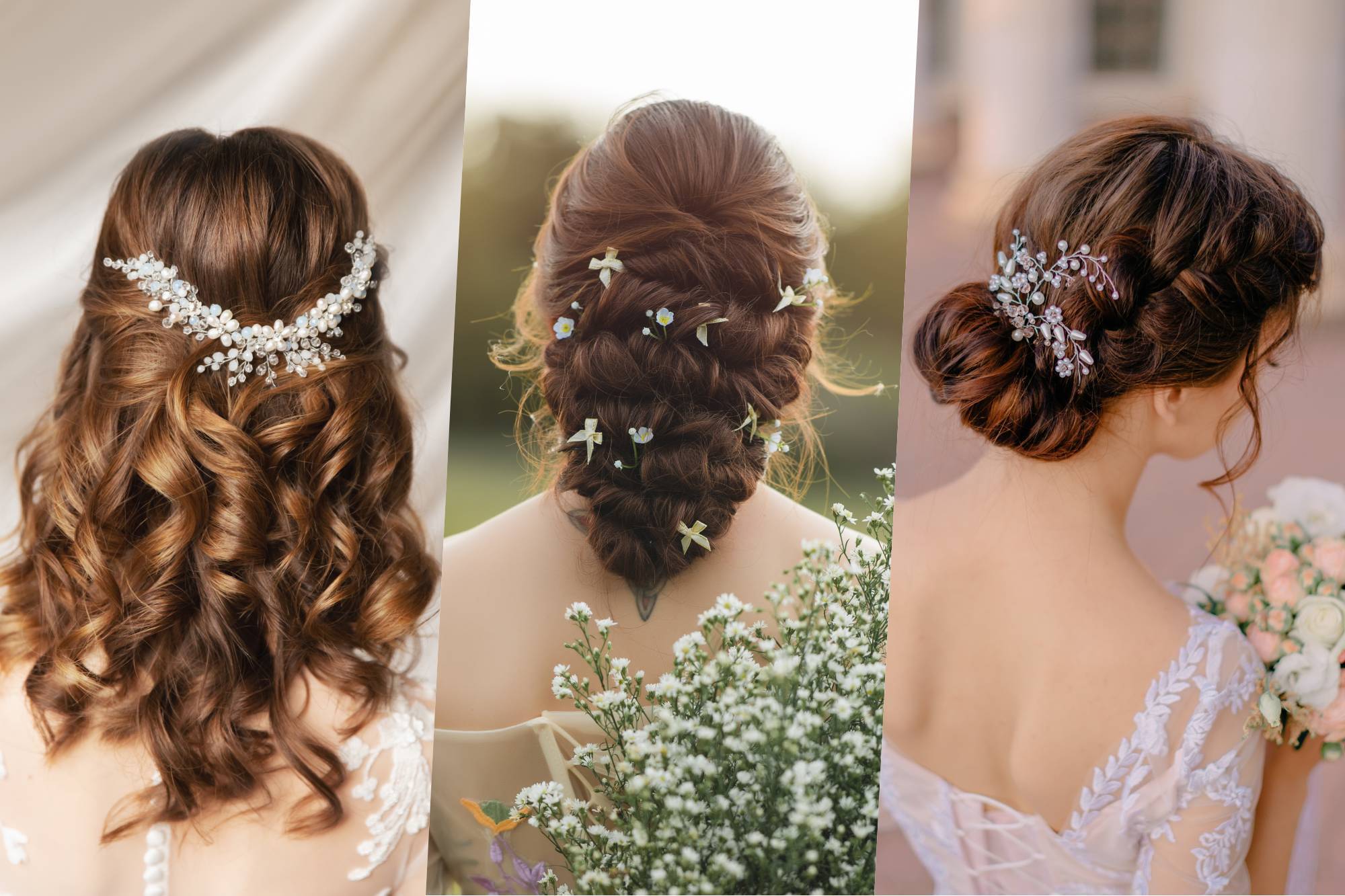 ทรงผมเจ้าสาวถักเปีย