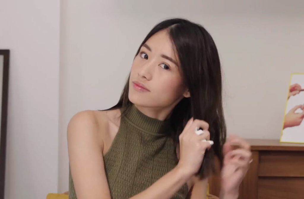 ม้วนผมสั้นประบ่าง่ายๆ