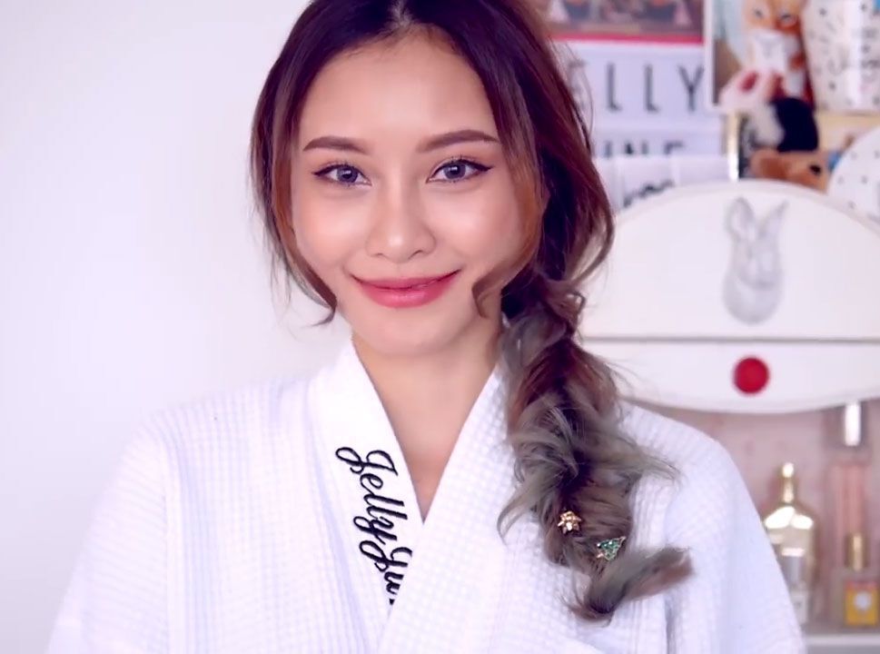 ทรงผมที่เสร็จเรียบร้อย