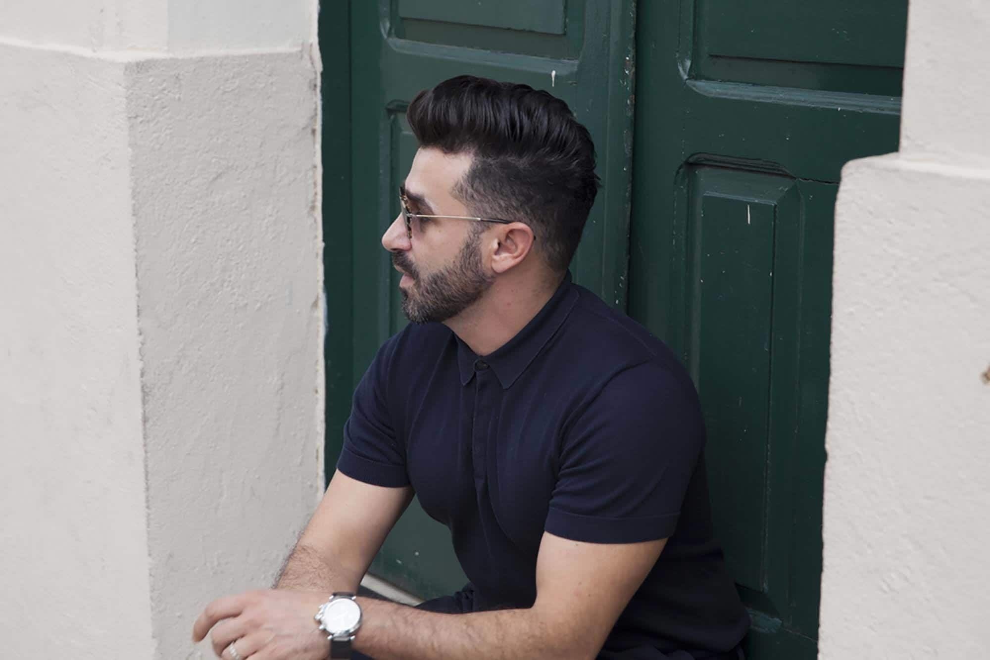 Taper fade + quiff combo (Credit: Allyson Alapont)