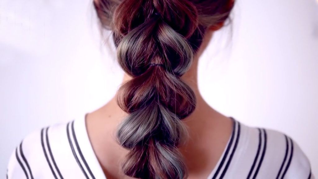 ทรงผมที่เสร็จเรียบร้อย