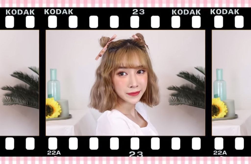 สาวไทย หันหน้า ทรงผมสั้น สไตล์เกาหลี