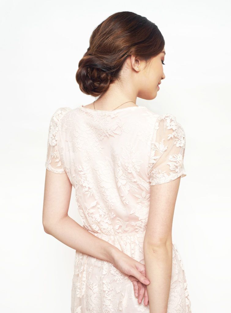 เปีย 2 ชั้น เปียเกล้า ทรงผมไปงานแต่งงาน ทรงผมออกงาน ทรงผมเกล้า