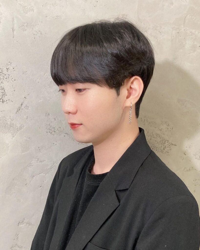 ทรงผมหัวเห็ดหน้าม้าซอยสไลด์ปลาย