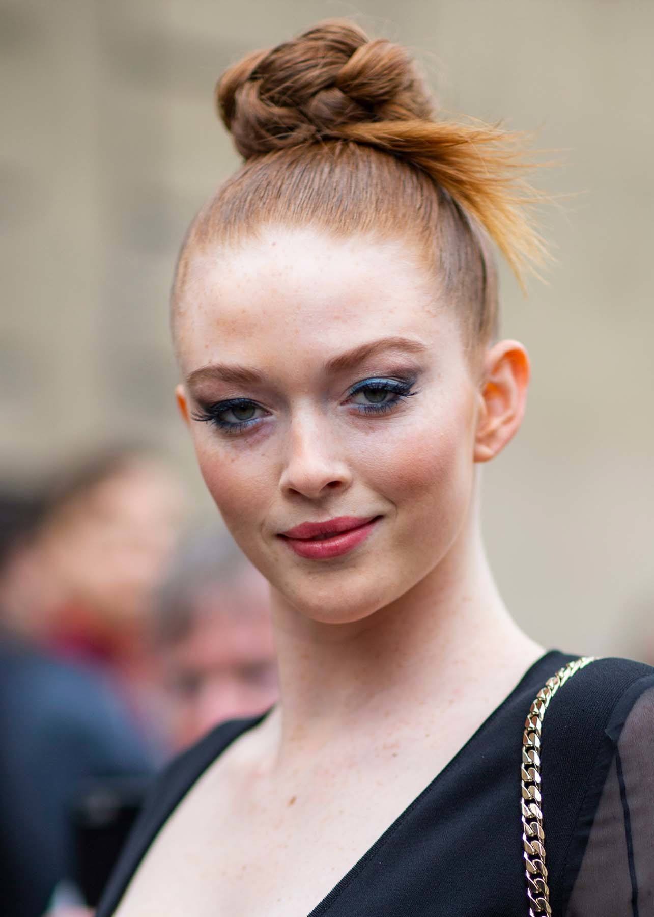 Twisted Braid Buns (Credit: Rex by Shutterstock)