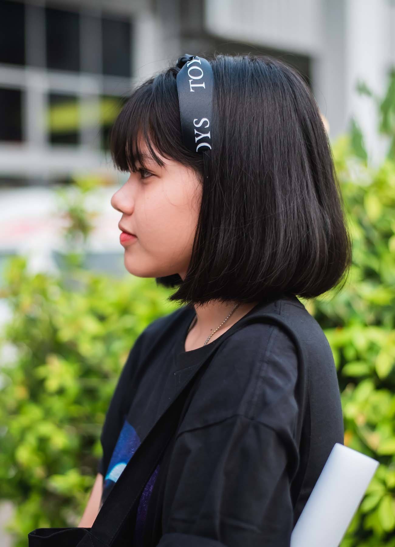 ผมบ๊อบหน้าม้าตรงแบบคลาสสิค @Tampohn_Y (Credit: Panadda Suwanjundee)