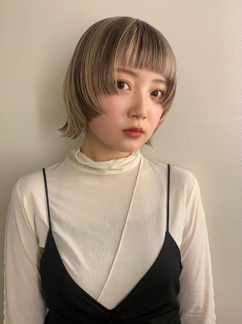 ฮิเมะคัตแบบทำสีผม (Credit:instagram/@nty_meichang)