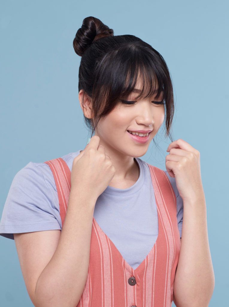 ทรงผมมัดจุก ผมหน้าม้า วิธีมัดผม ทรงผมบัน ทรงผมยาว