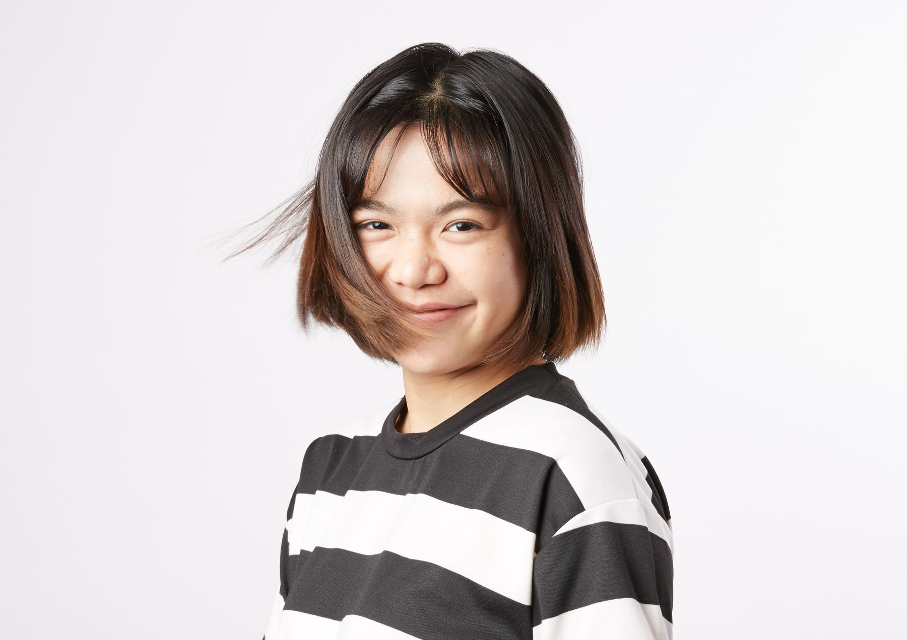 ผมบ๊อบสั้นตรง (Credit: Unilever Thailand)