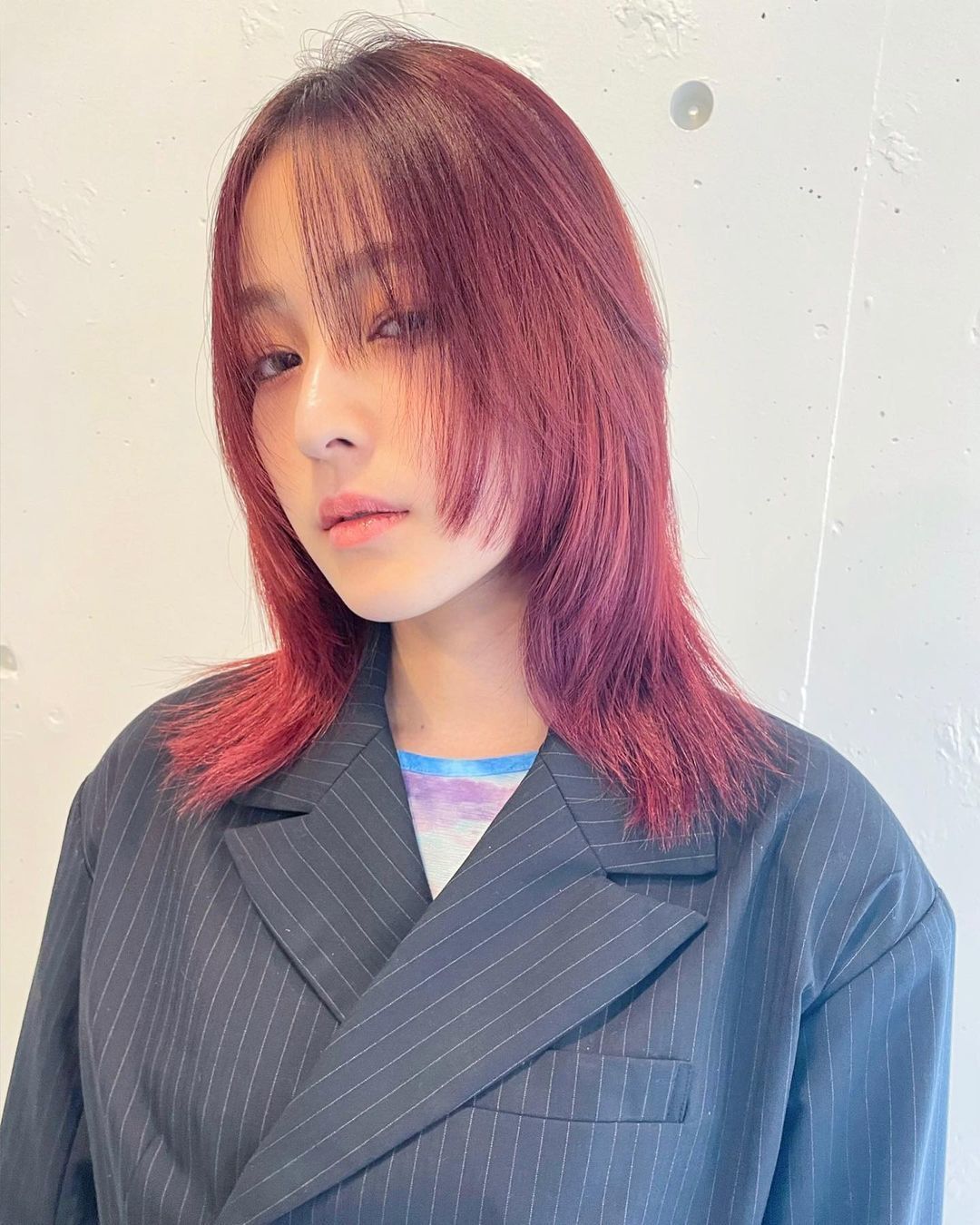 ผู้หญิงญี่ปุ่น ทำสีผมสีชมพู เทรนด์ผม