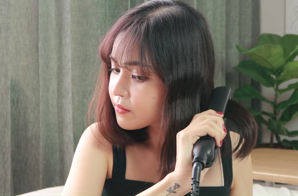 ตัดผมหน้าม้าเอง หน้าม้าซีทรู หน้าม้าเกาหลี เซ็ตผมหน้าม้า ผมประบ่า ผมสั้นน่ารักๆ