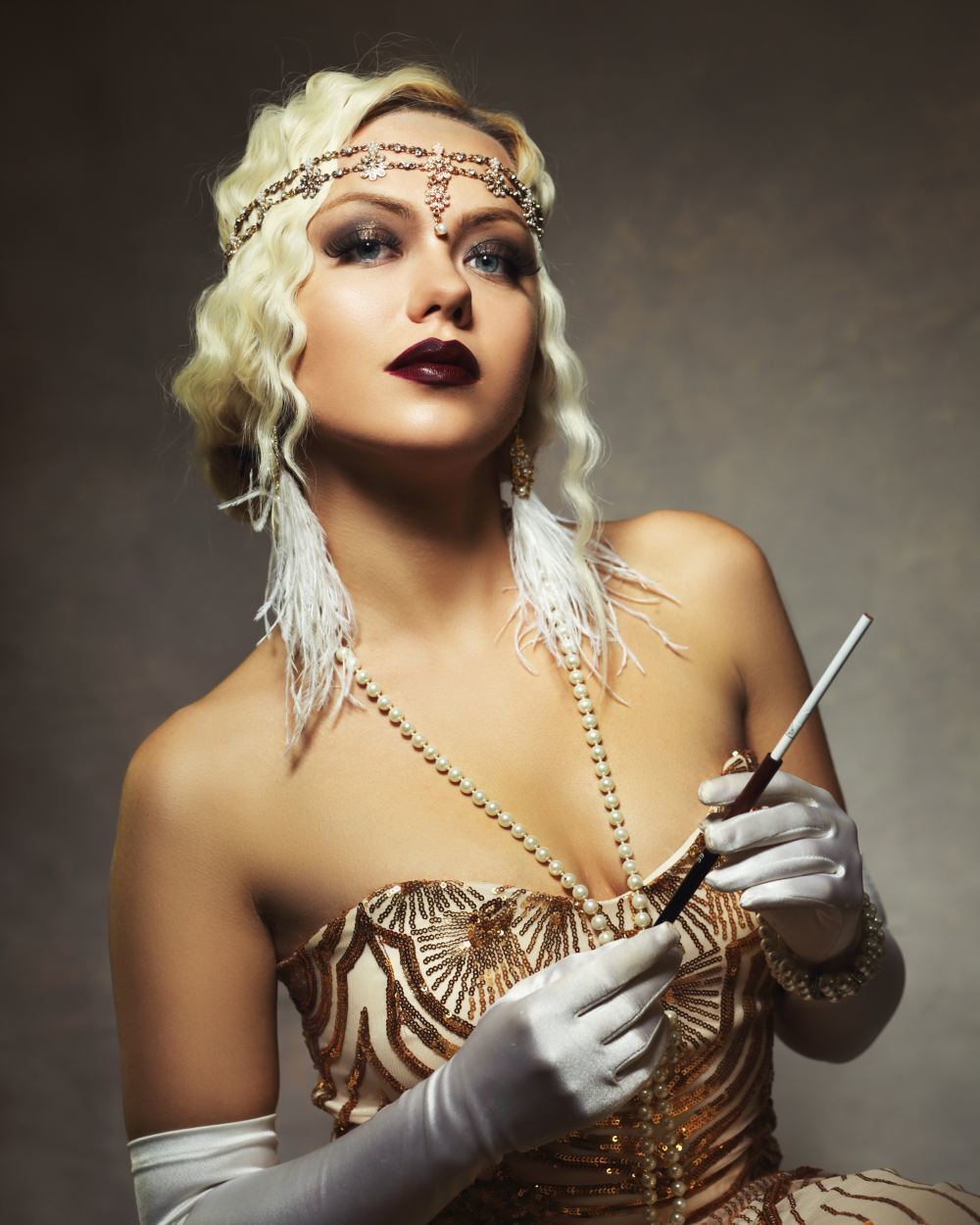 ทรงผมสไตล์แกสบี้ สวยหรูและชิคสุดๆ (Credit: Shutterstock)