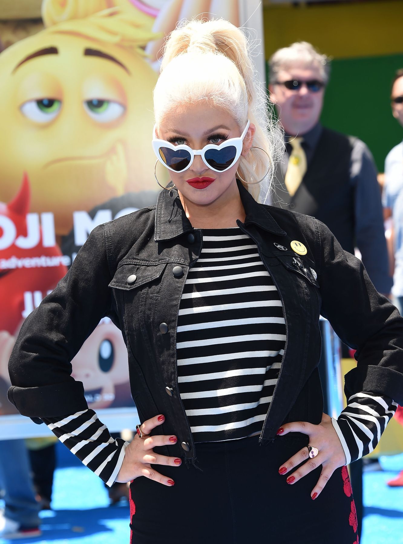 มัดผมหางม้าสูง (Credit: Rex by Shutterstock)