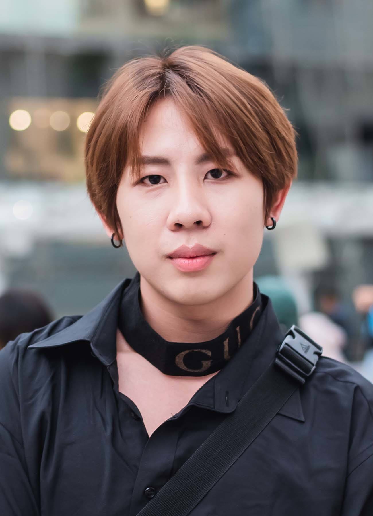 ผมสีน้ำตาลแดง @Ztamp (Credit: Panadda Suwanjundee)