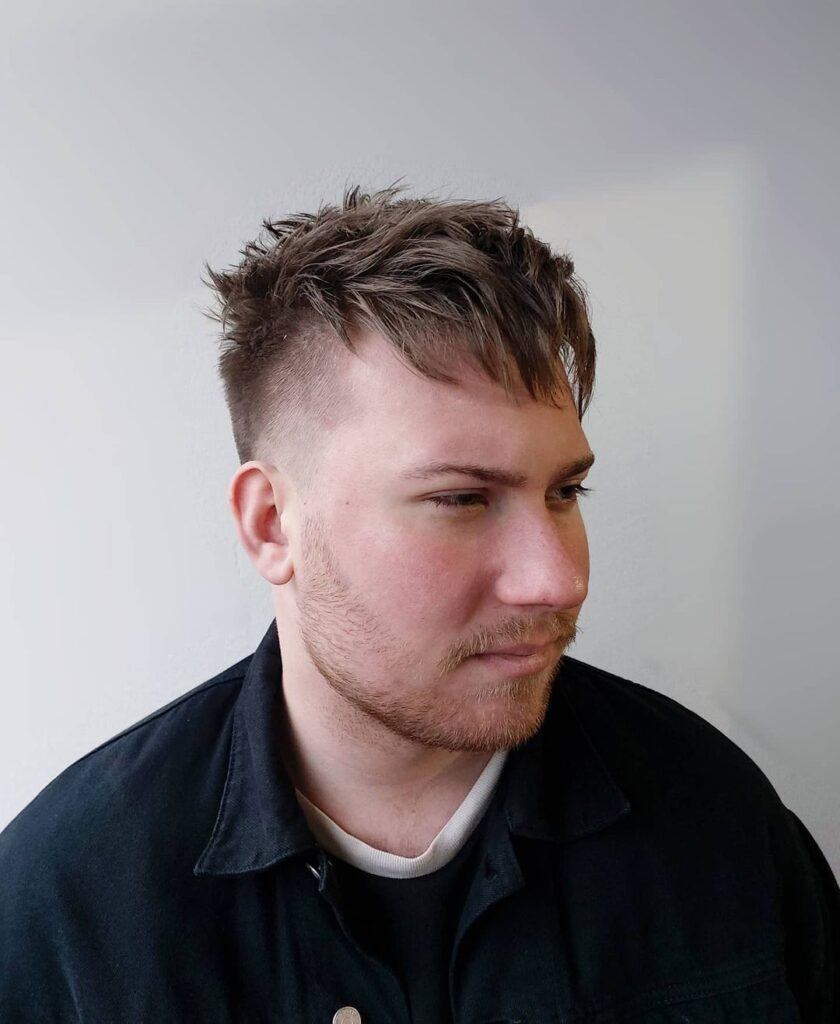 ทรงผมผู้ชายหน้าอ้วนไฮเฟดหน้าม้า