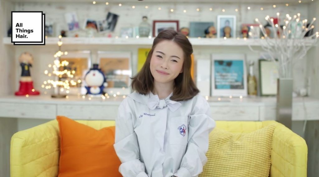 สาวหน้ากลมผมสั้น