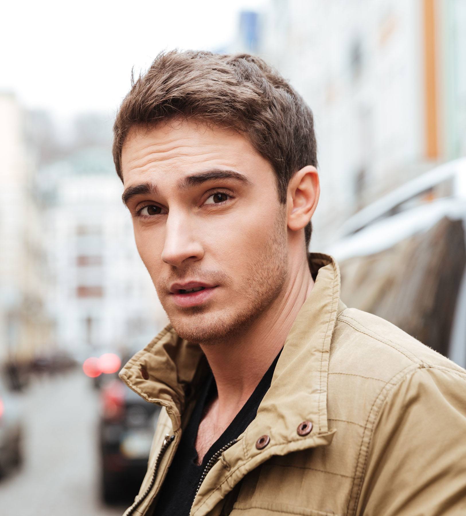 ทรงผมชายหน้ากลม