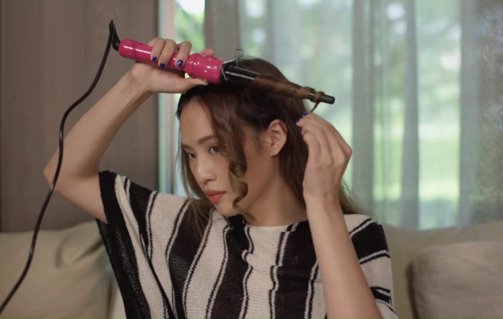 วิธีม้วนผมลอน เครื่องม้วนผมลอน