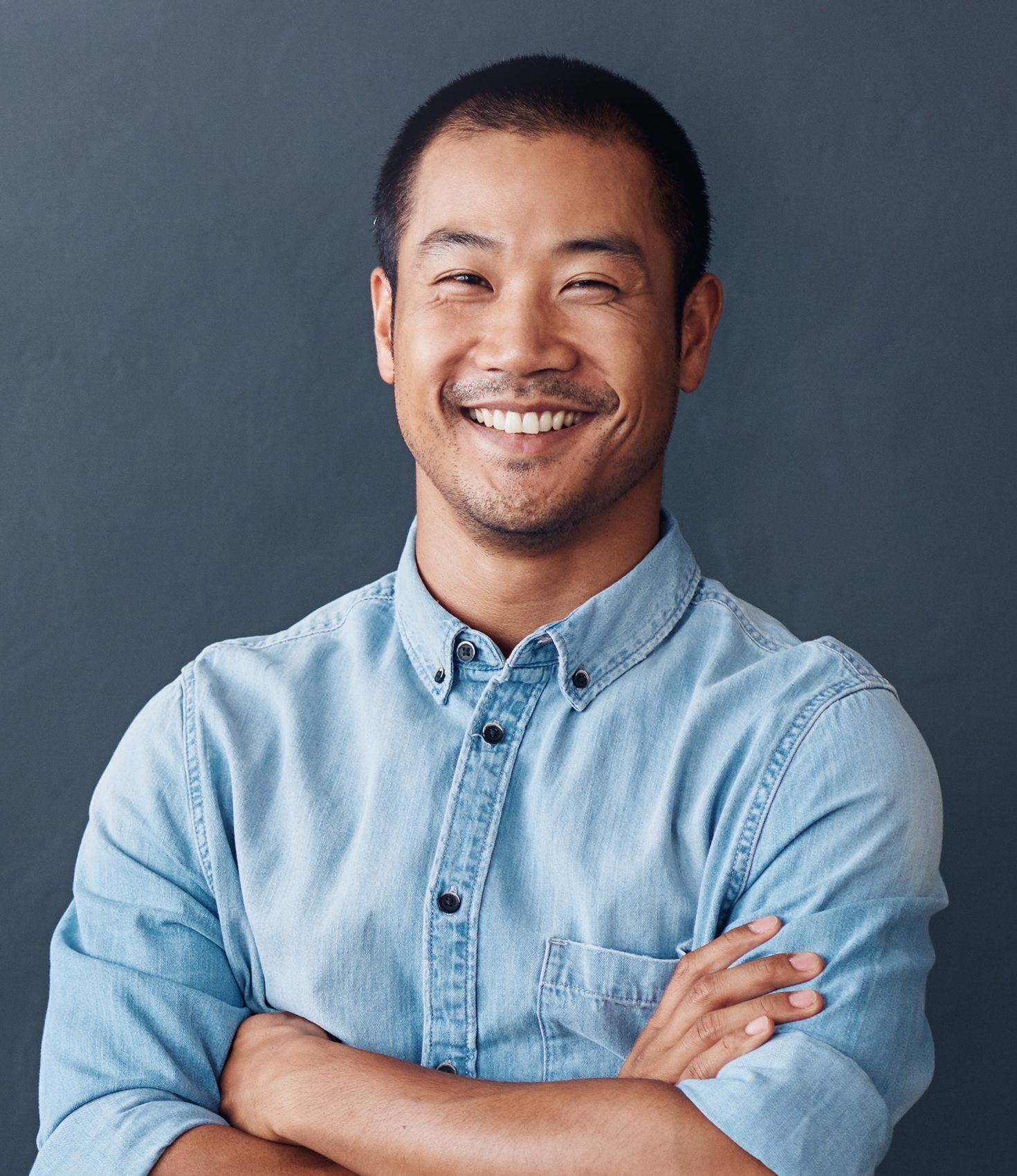 ผมทรงสกินเฮด (Credit : Shutterstock)